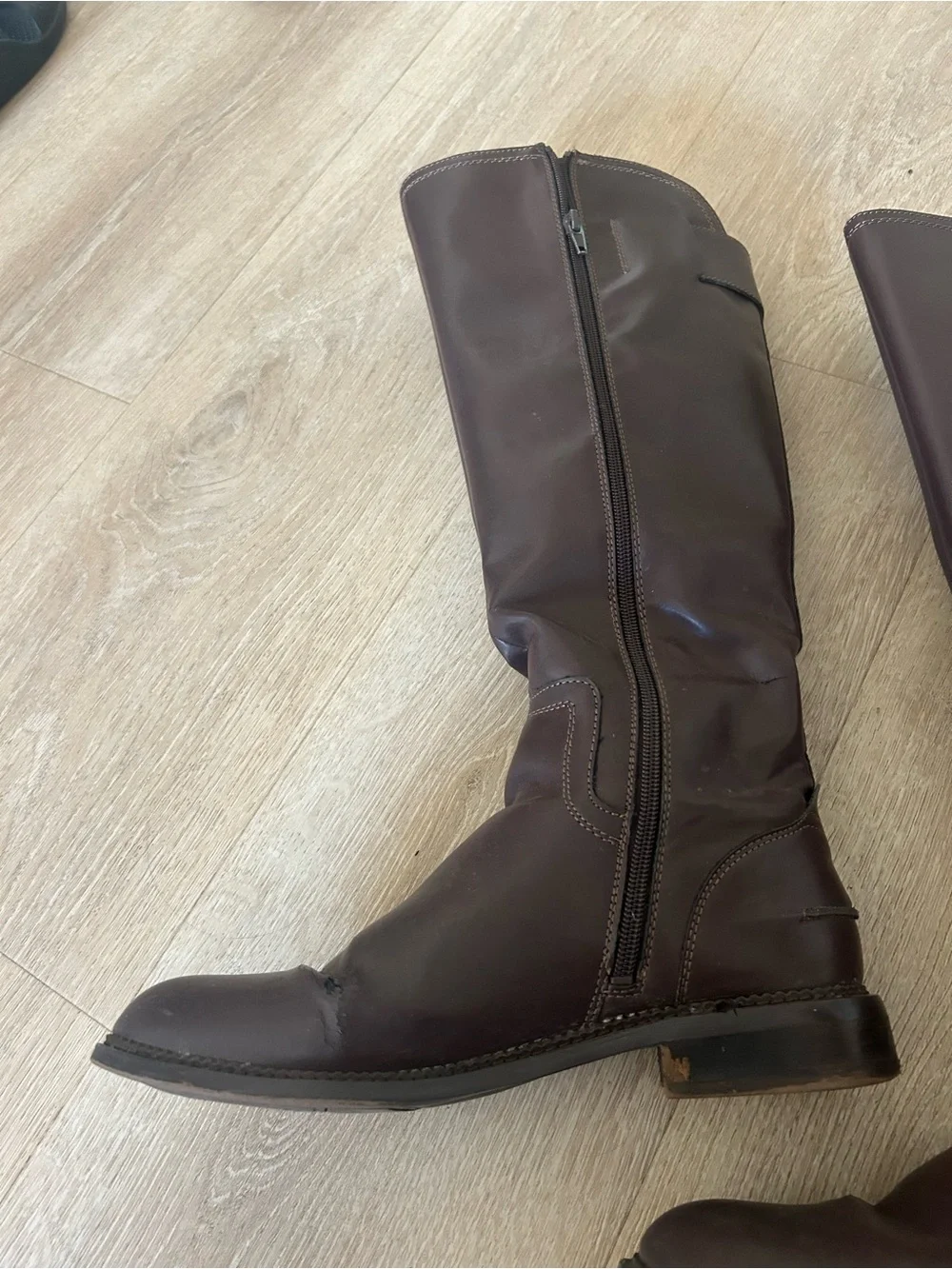 Franco Sarto Brown Over-the-Knee Riding Boots